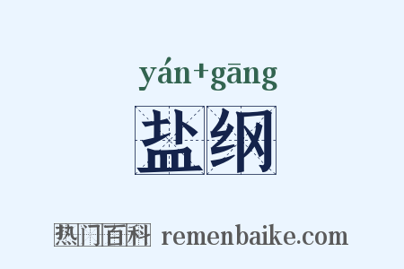 盐纲是什么意思的图片